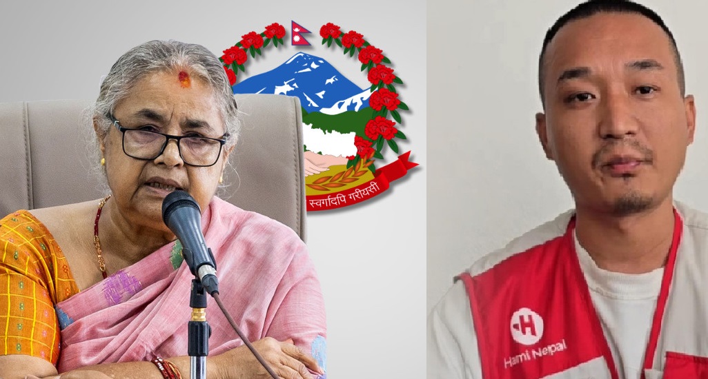 सुदन गुरूङले प्रधानमन्त्री कार्कीसँग सिंहदरबारमा गरे भेट